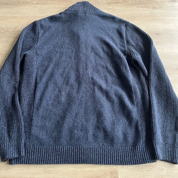 Daniel Hechter Men's Navy Size XL Zip-Up Sweater Cotton - Picture 8 of 8